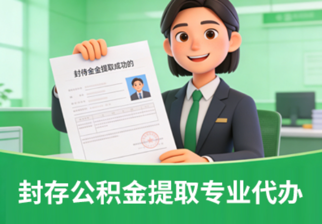 枣庄封存公积金代办提取